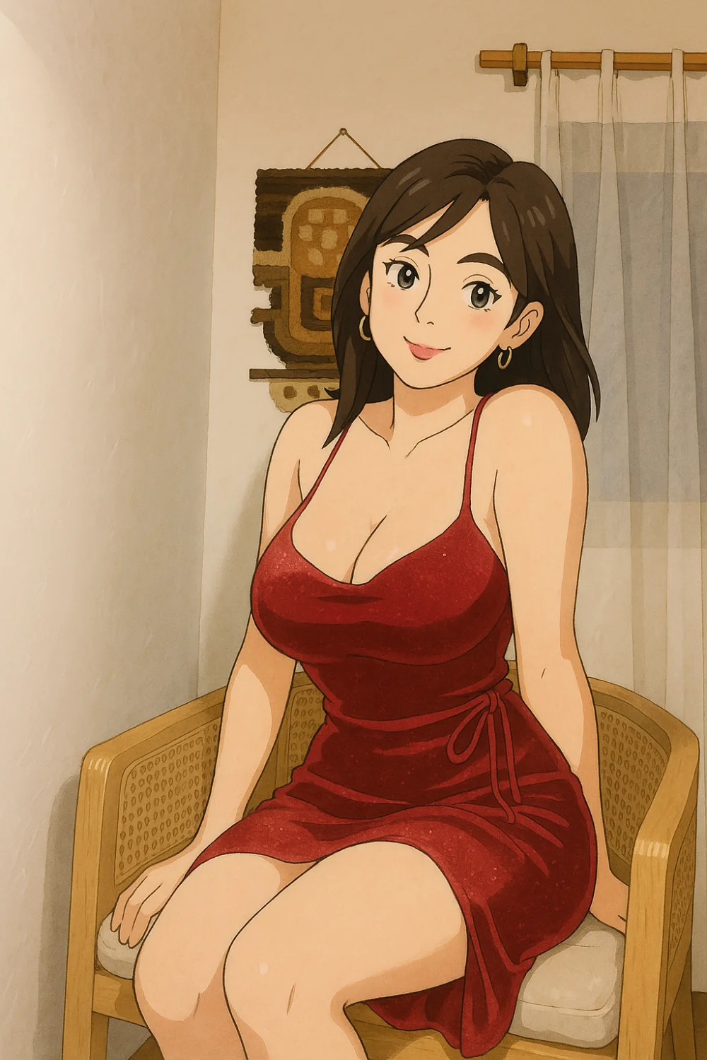 Alexa In Red (Ghibli) main image