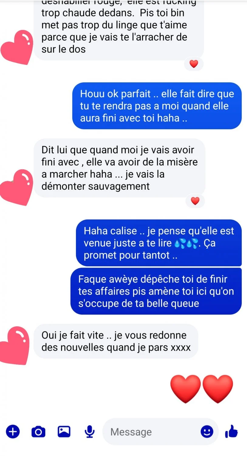 Message entre une fille , sa mere et leurs amant image 2