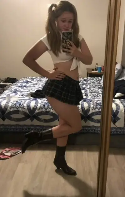 White girl with fat tits leaked by bf cover image
