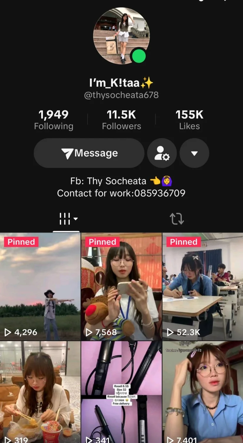 Khmer student Norton girl leak Socheata private content បែកធ្លាយវីដេអូ image 1