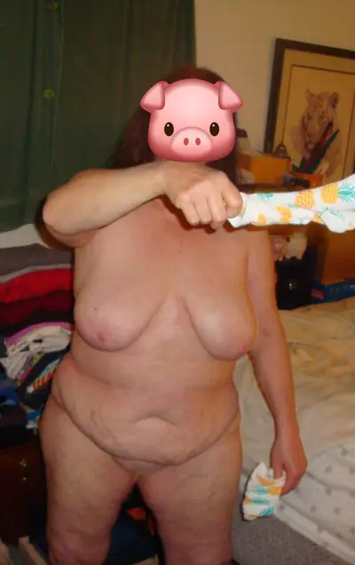 Nasty 62yr Cincy fuck pig Kim loves cheating on her little dick hubby with every cock she can cover image
