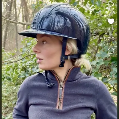 Sexy jockey nearly caught in the woods busting down cover image