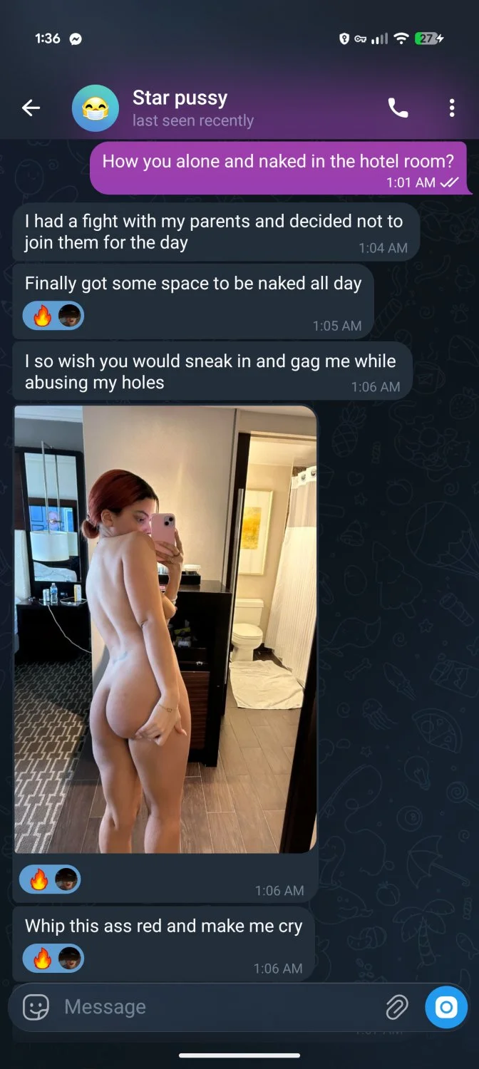 Young slut ditched family on vacation to sext with her bbc bull image 4
