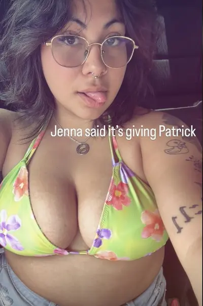 Latina with huge tits cover image