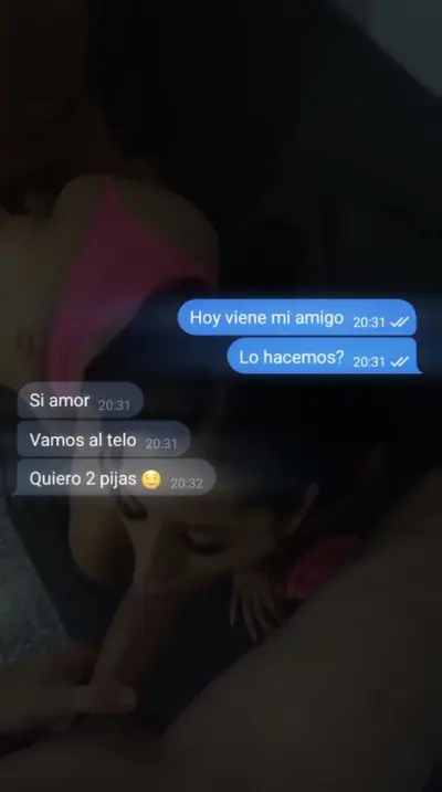 LA NOVIA QUIERE OTRA PIJA 💀 argentina argenta culona petera casero trio cornudo en 4 mamada latina cover image