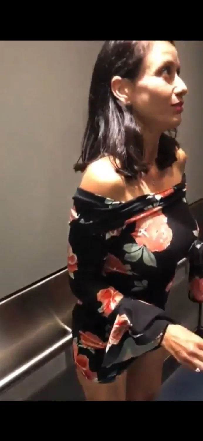 Horny milf teasing and fucks lucky dude in elevator 🥵🍑🔥 image 3