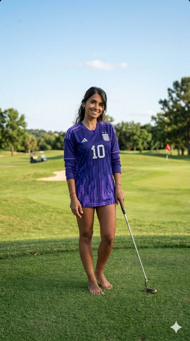 ANTONELA ROCCUZZO 🎀 anto desnuda en un campo de golf🔥🔥🔥😉 image 25
