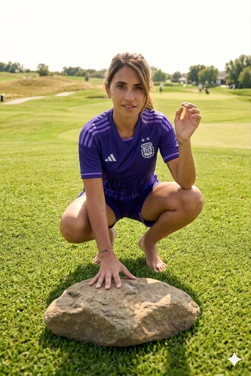 ANTONELA ROCCUZZO 🎀 anto desnuda en un campo de golf🔥🔥🔥😉 image 29