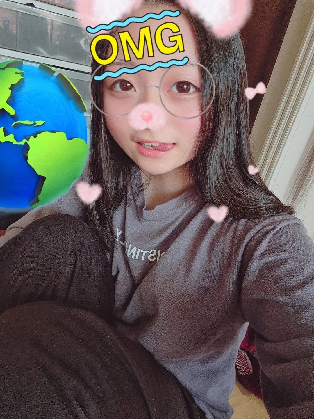 cute asian babe livestreams her holes image 2