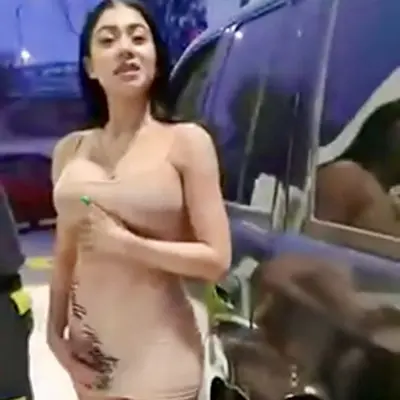 Young Latina Slut Flashing Tits n ass @ local Gas Station cover image