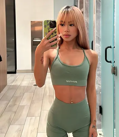 Blonde asian teen takes bwc in doggystyle cover image