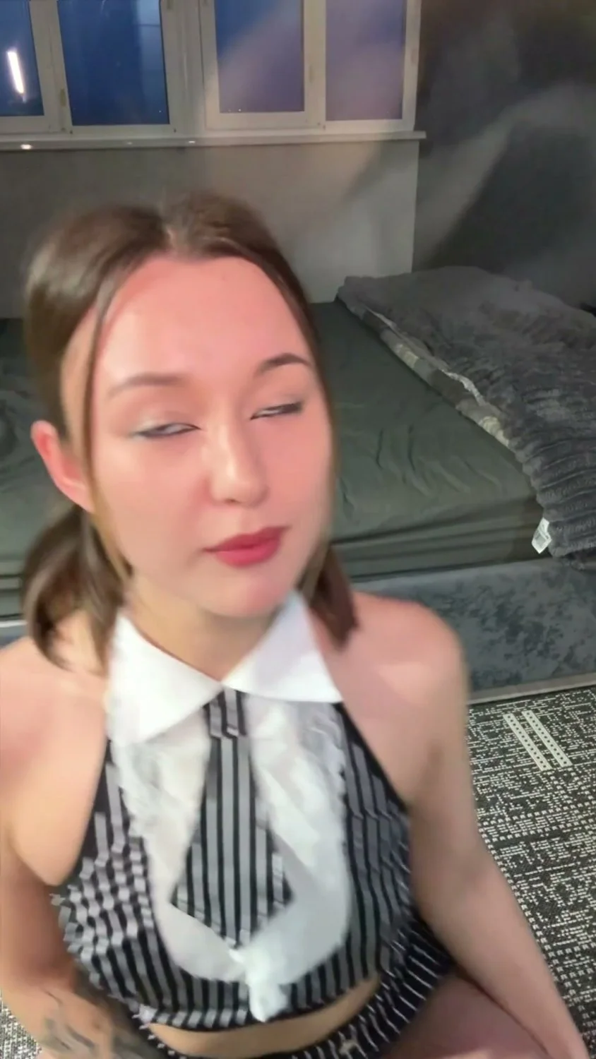 🔞 gorgeous round ass titfuck nude wet pussy 💦🍑 Check my OF main image