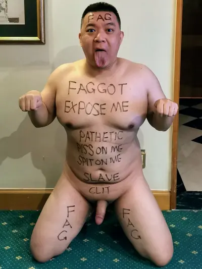 body writing faggot chen xi exposed totally cover image