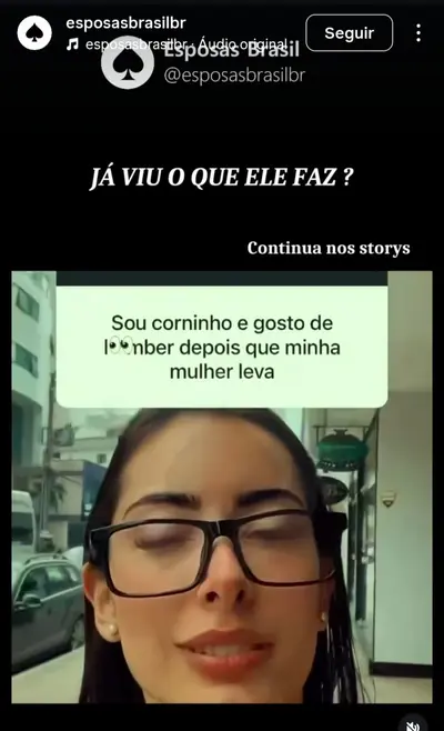 corno assume que gosta de chupar esposa depois que gozem dentro dela cover image
