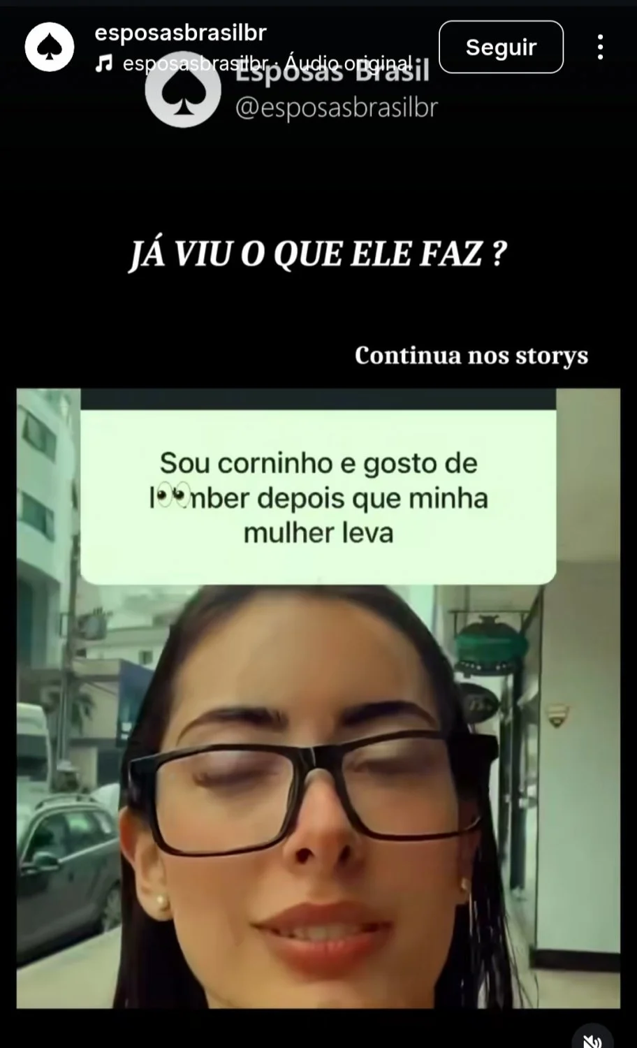 corno assume que gosta de chupar esposa depois que gozem dentro dela main image