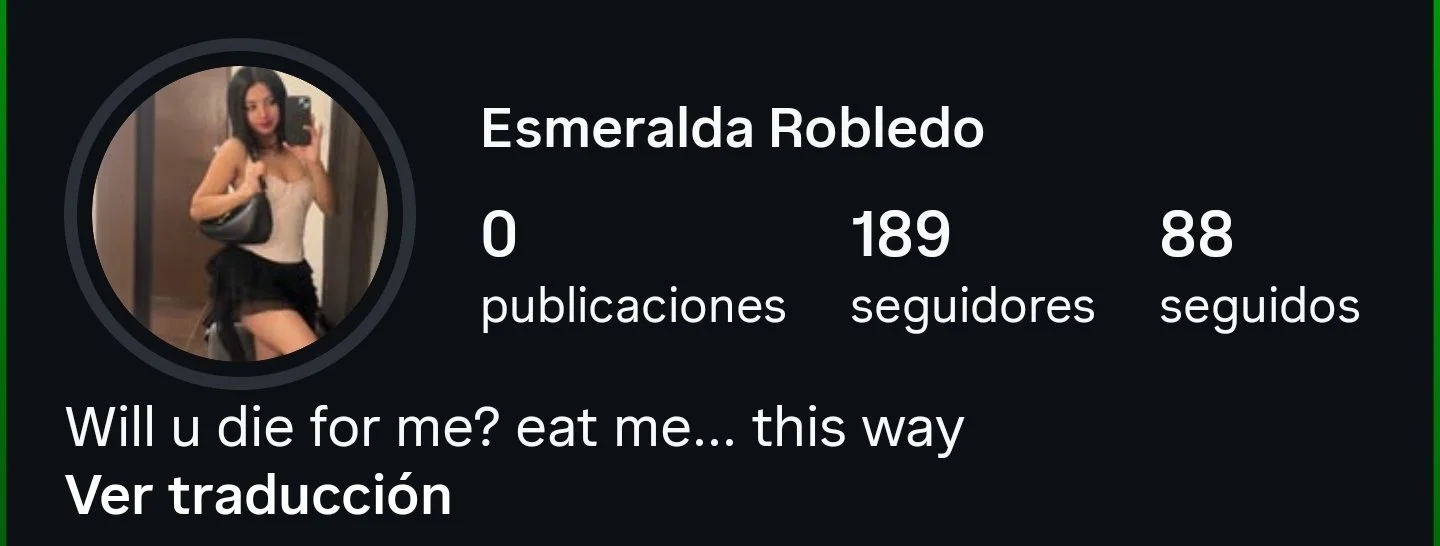 Esmeralda robledo zorra main image