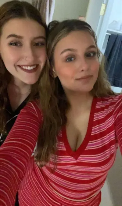 Slut sisters Karly and Bri kik appexasian for the same treatment cover image