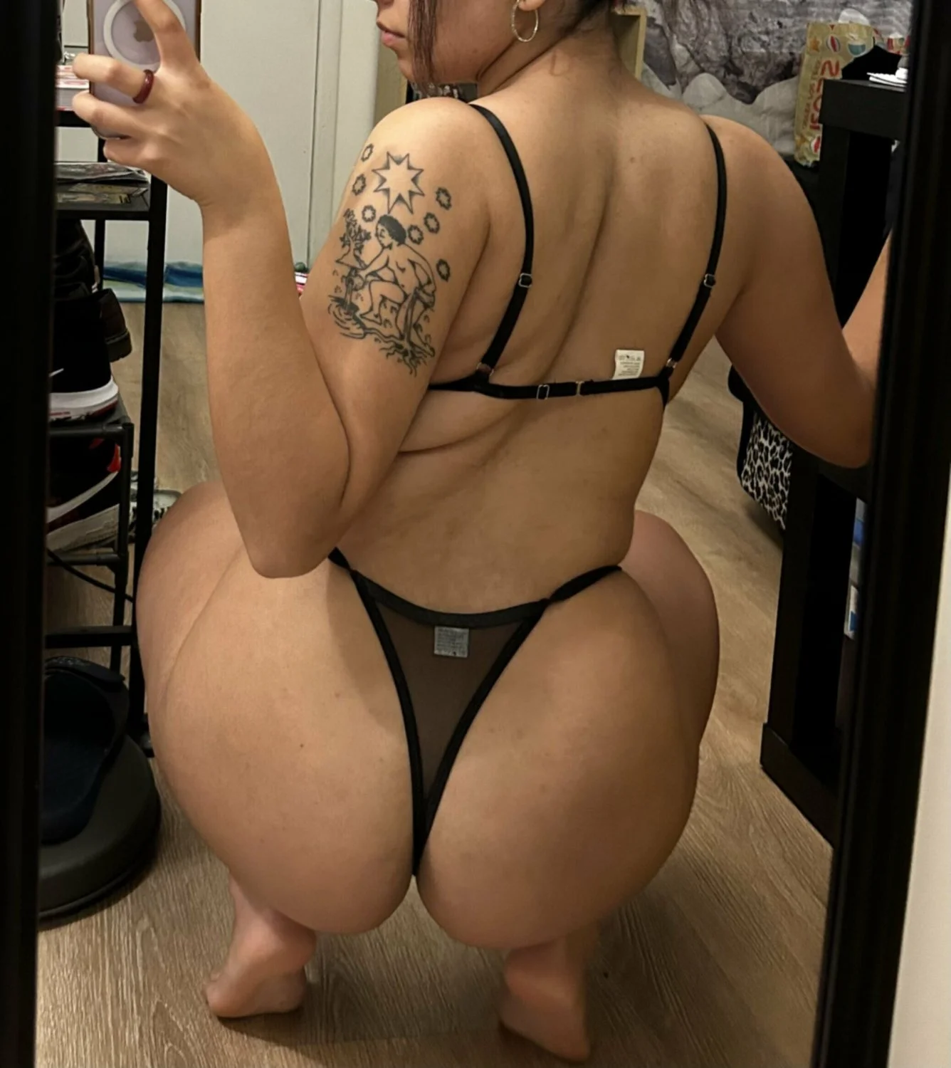 Freaky Slim Thick Pretty Ebony Cock Sucking Slut image 20