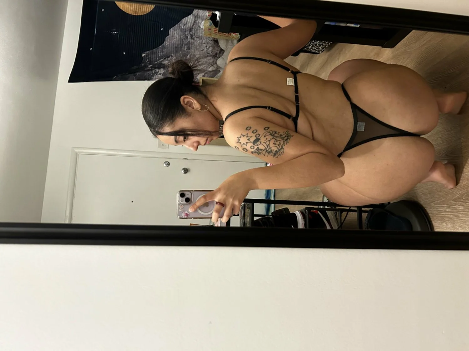 Freaky Slim Thick Pretty Ebony Cock Sucking Slut image 24