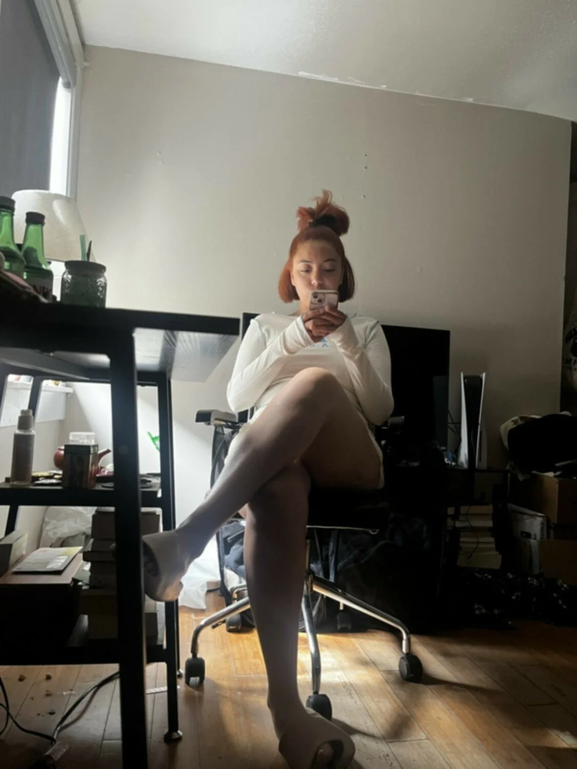 Freaky Slim Thick Pretty Ebony Cock Sucking Slut image 39