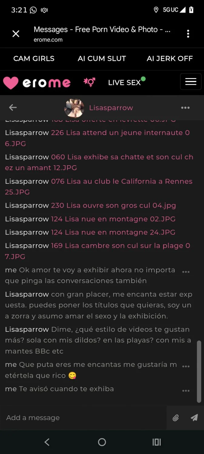 Lisa una puta que le gusta ser exhibida image 2
