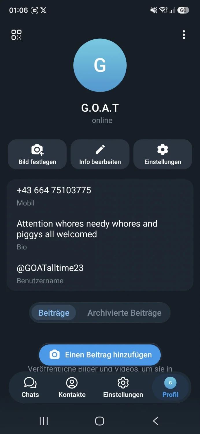 Only for pigs and desperate whores that are looking for attention main image