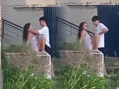 Voyeur - Casal novinho transando escondidos cover image