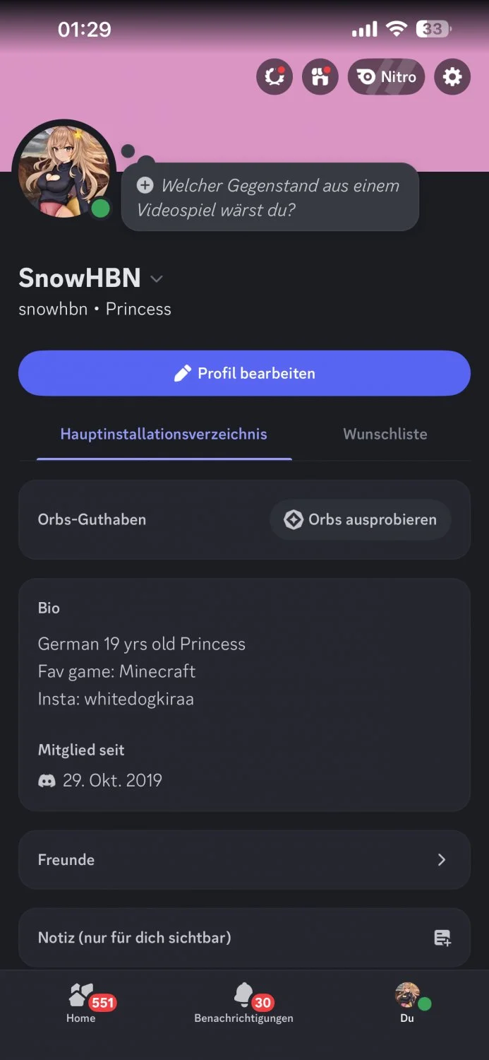 My discord is active <3 main image