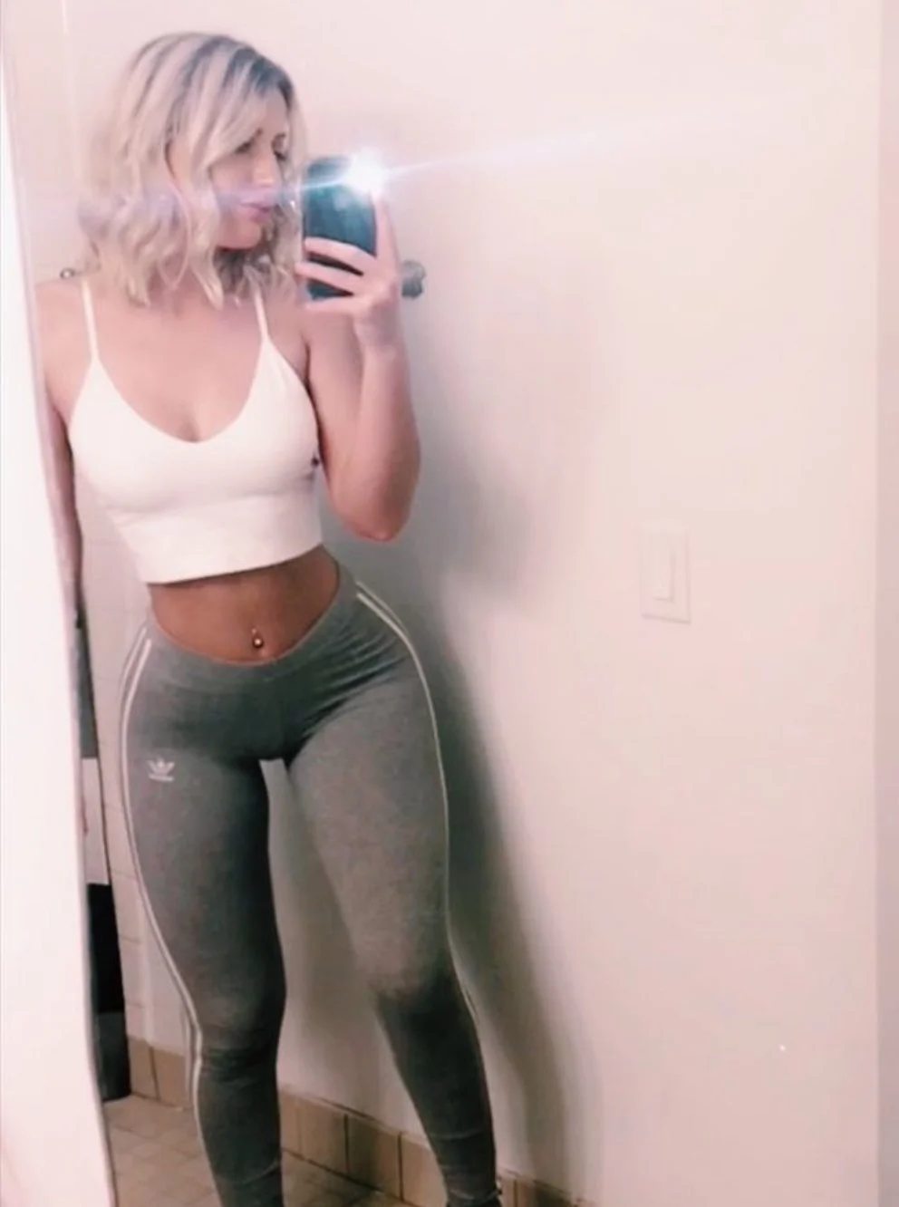 Pretty blonde snow bunny with a sexy body image 16