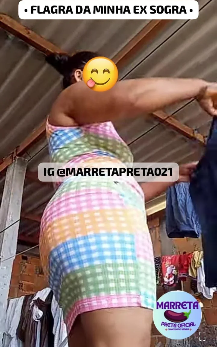 Flagra da Minha ex sogra Cilene lavando roupa 🔞 IG:@MARRERAPRETA021 image 16