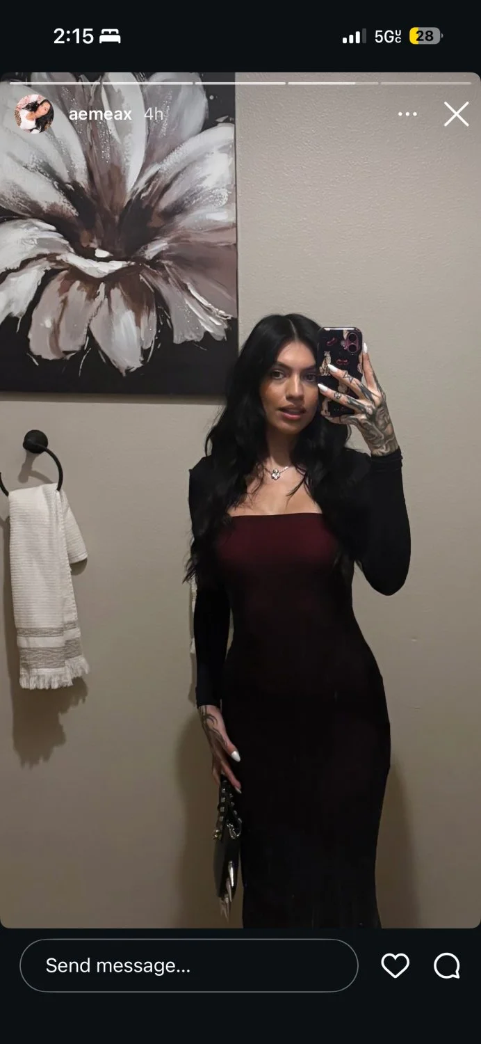 Dark haired cock tease image 11