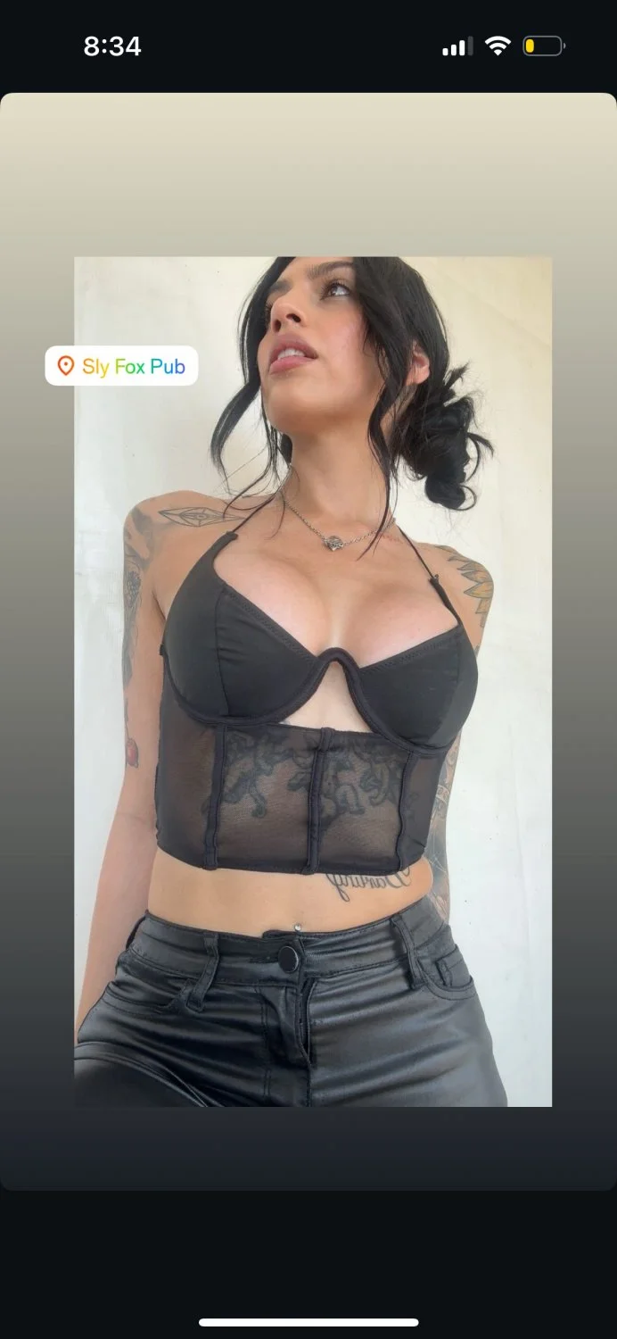 Dark haired cock tease image 13