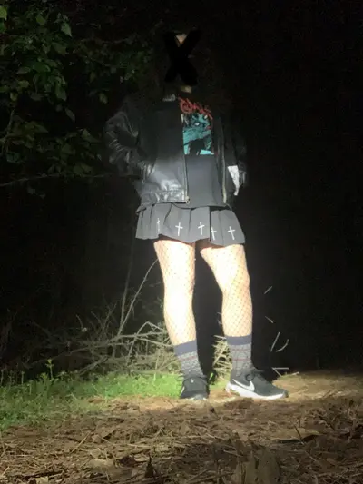 Femboy cums in the woods cover image