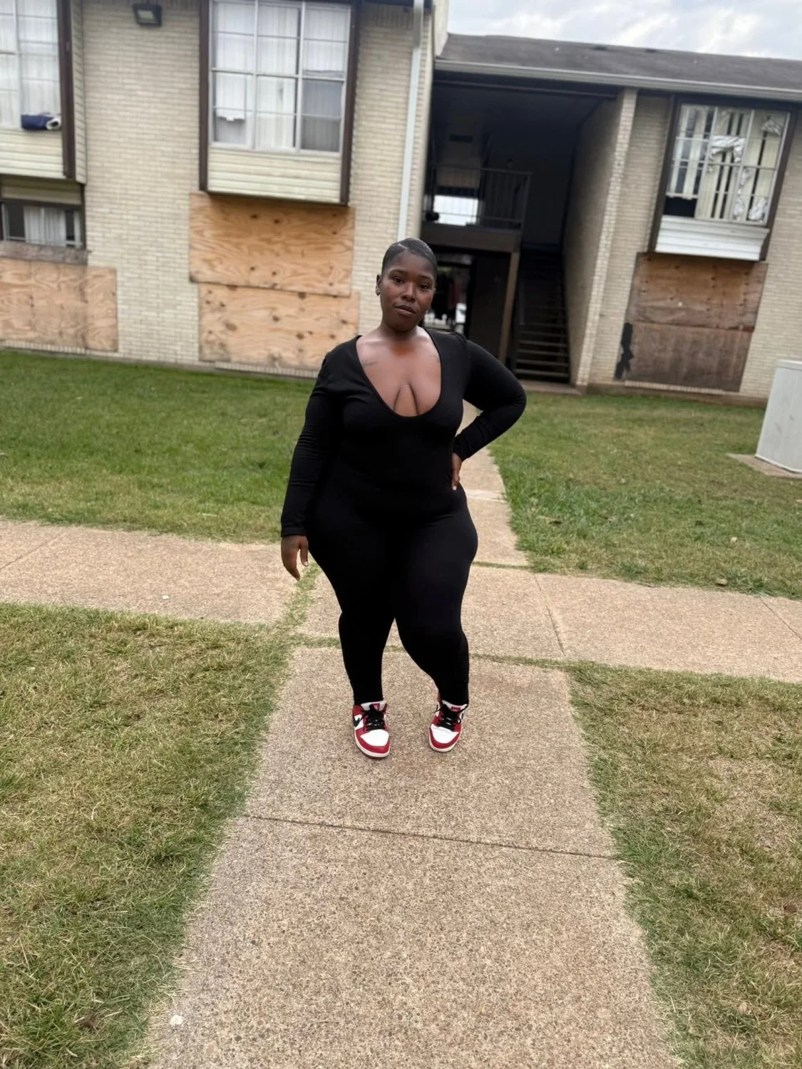 Curvy Ebony Hoodrat Big Booty Bitch From Out The Projects I would not pull out 147 image 10