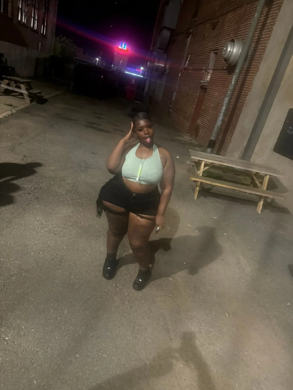 Curvy Ebony Hoodrat Big Booty Bitch From Out The Projects I would not pull out 147 image 14