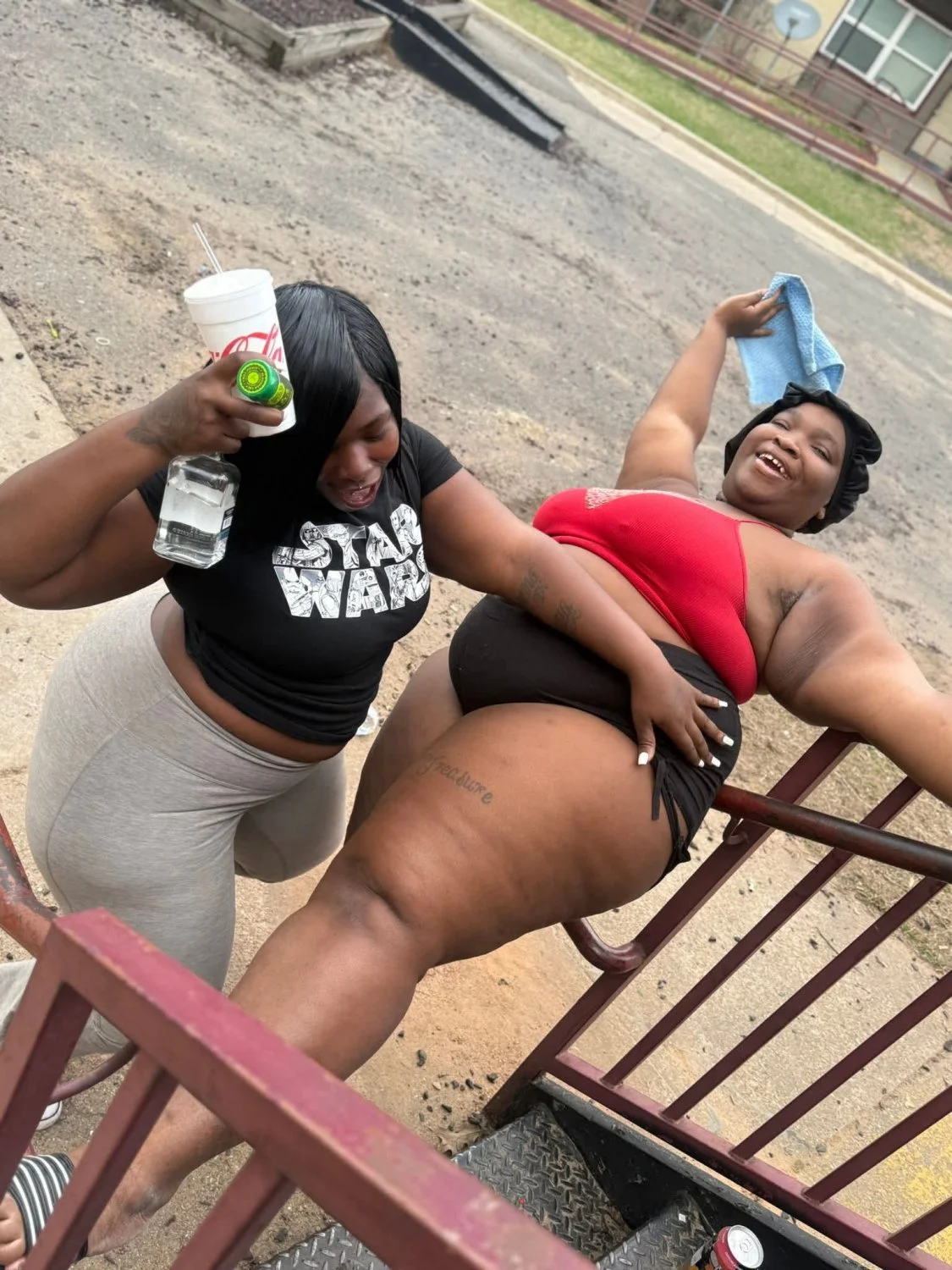 Curvy Ebony Hoodrat Big Booty Bitch From Out The Projects I would not pull out 147 image 19