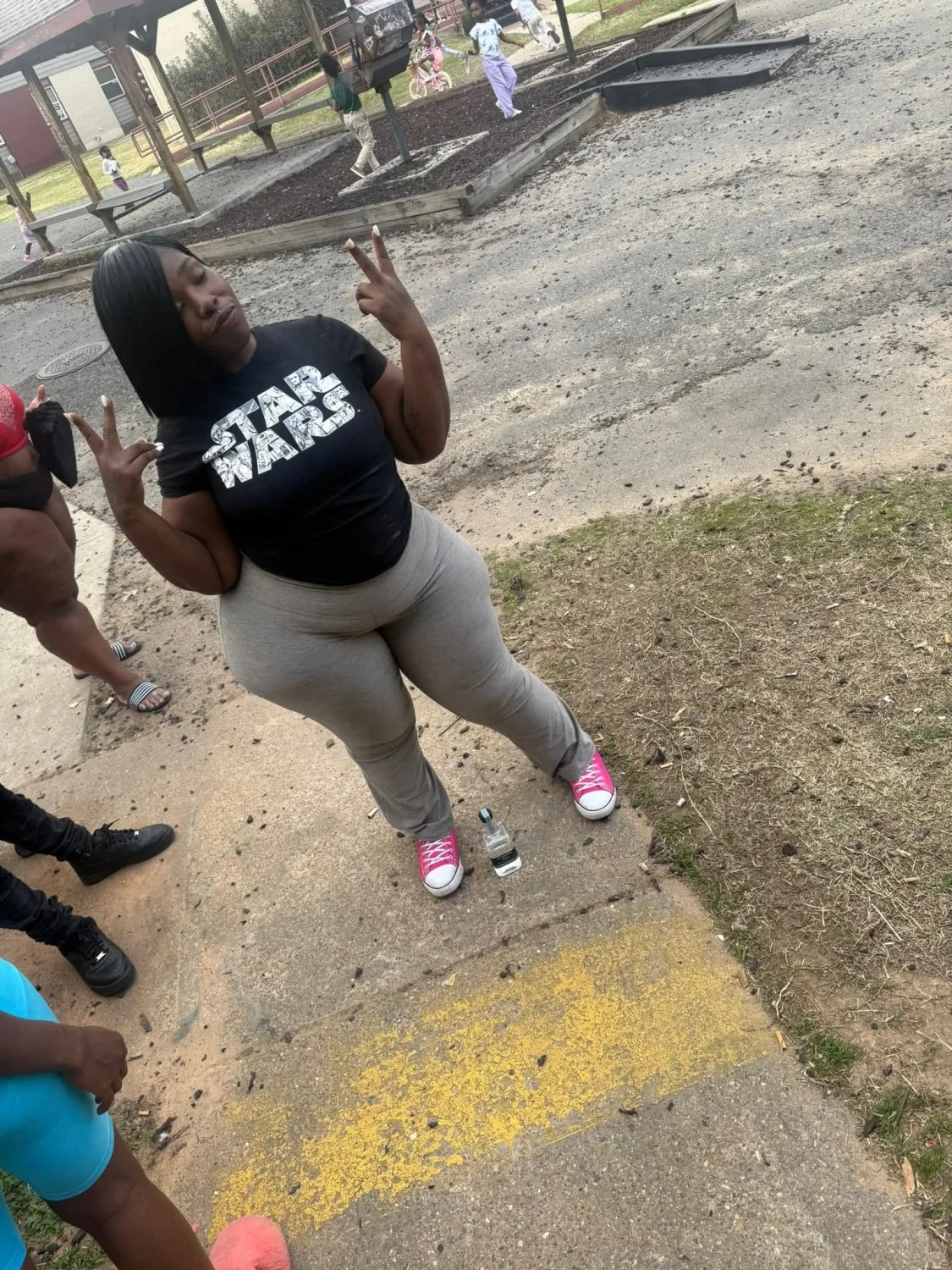 Curvy Ebony Hoodrat Big Booty Bitch From Out The Projects I would not pull out 147 image 25