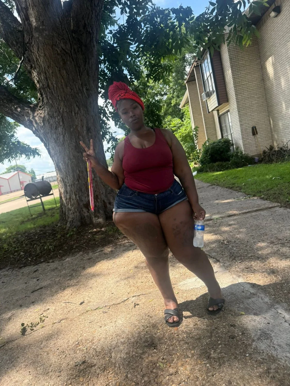 Curvy Ebony Hoodrat Big Booty Bitch From Out The Projects I would not pull out 147 image 29