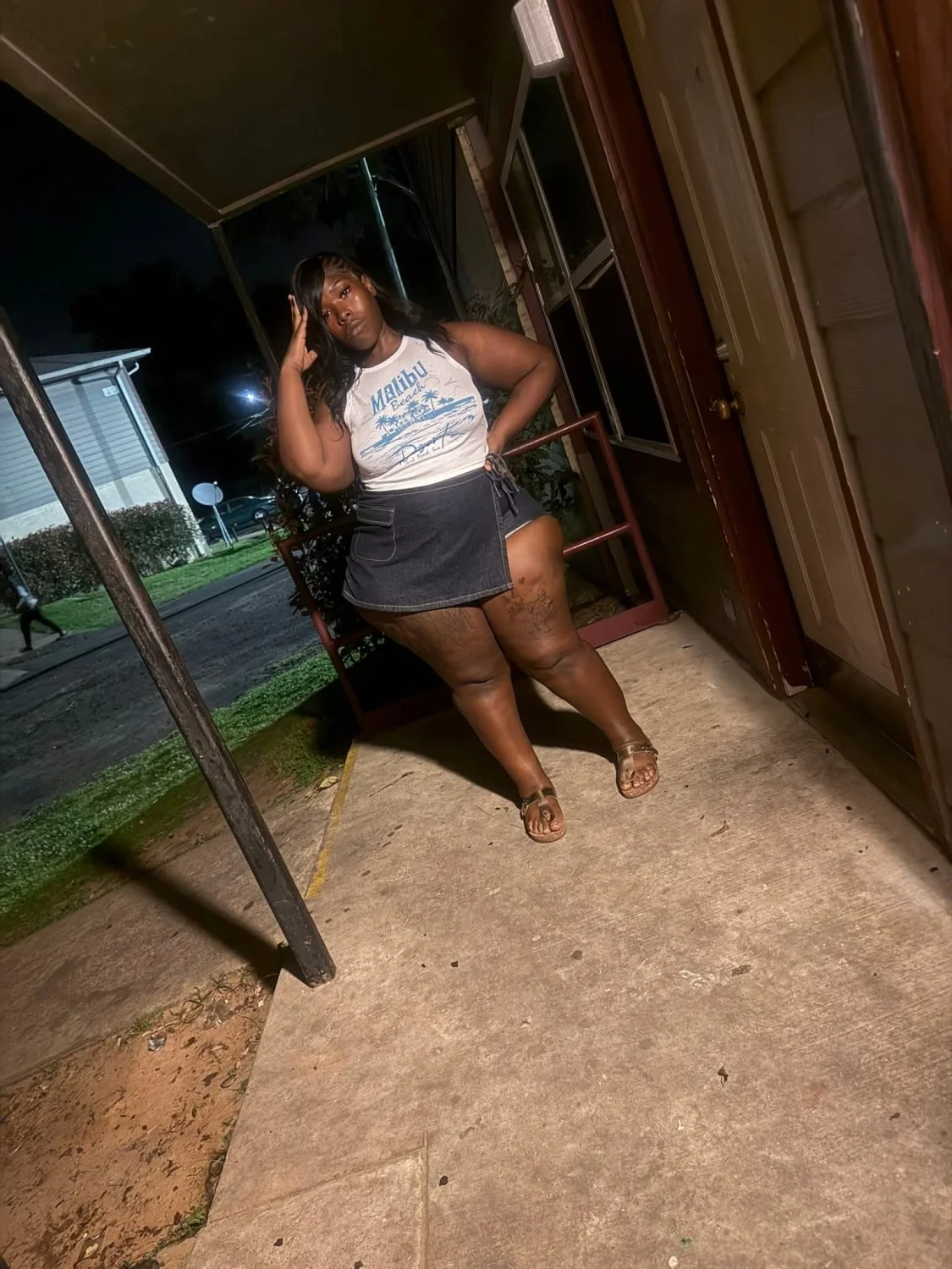 Curvy Ebony Hoodrat Big Booty Bitch From Out The Projects I would not pull out 147 image 30