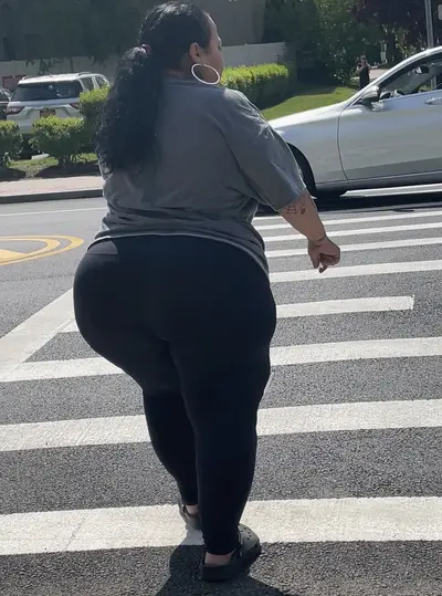 big Beefy Milf Walking down the street From a While back cover image