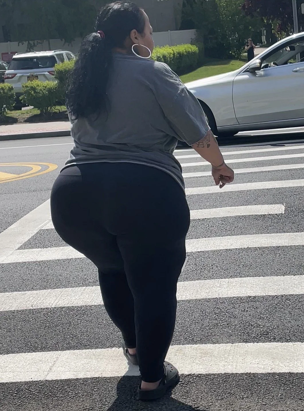 big Beefy Milf Walking down the street From a While back main image