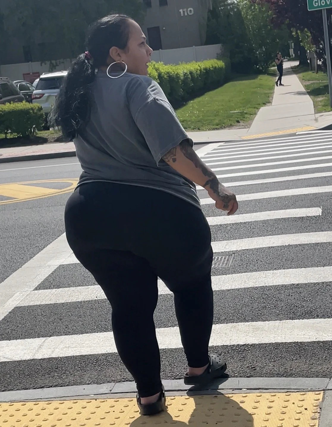 big Beefy Milf Walking down the street From a While back image 3