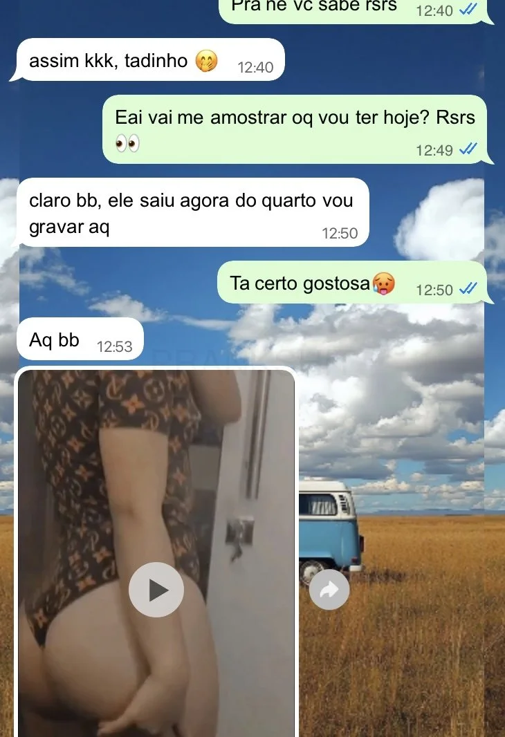 Print de uma conversa do zap menina trai o namorado com um negão velho image 3