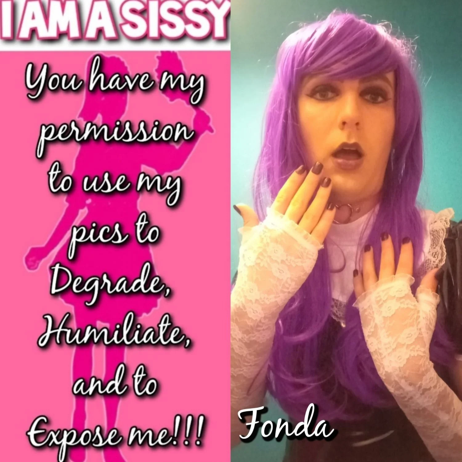 Sissy Fonda Exposure Captions - Please Share & Humiliate! main image