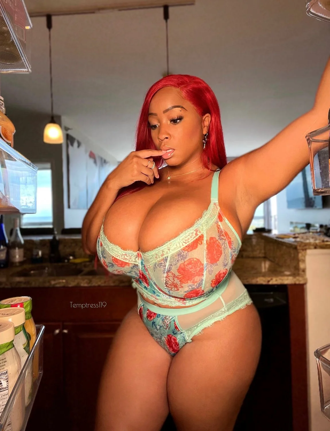 Thick and Sexy Ebony Redbone Latina IG Baddies image 36