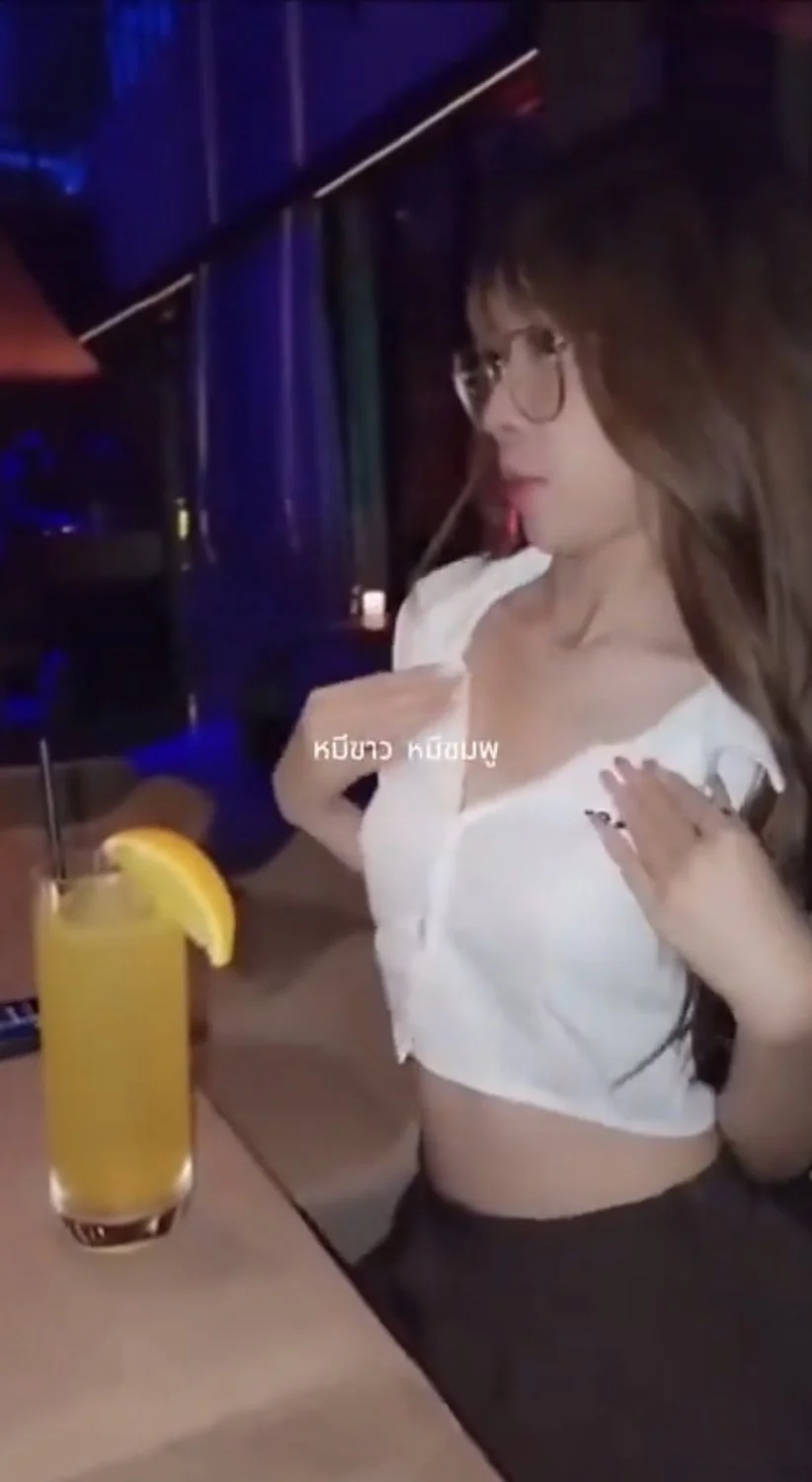 Tiny Asian teen with glasses sucking on some dark meat. Abg blowjob image 5