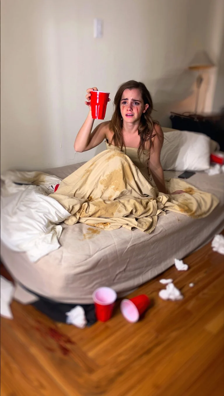 Emma Watson likes to party real hard - AI GENERATED image 14