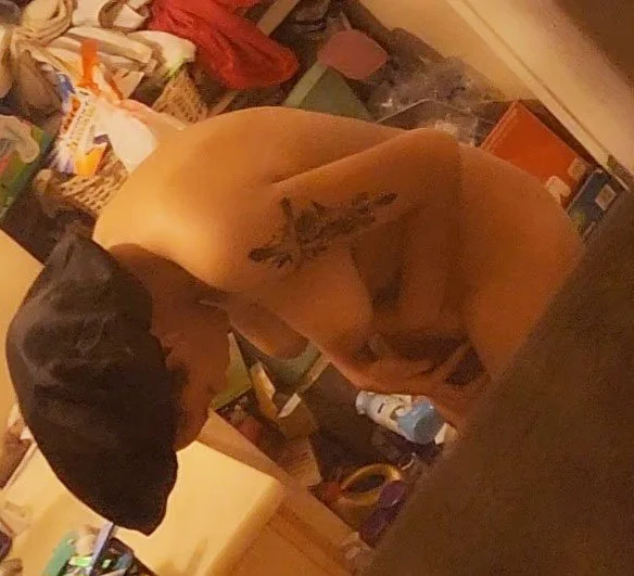 Spying Teen Sister Bathroom Window image 2
