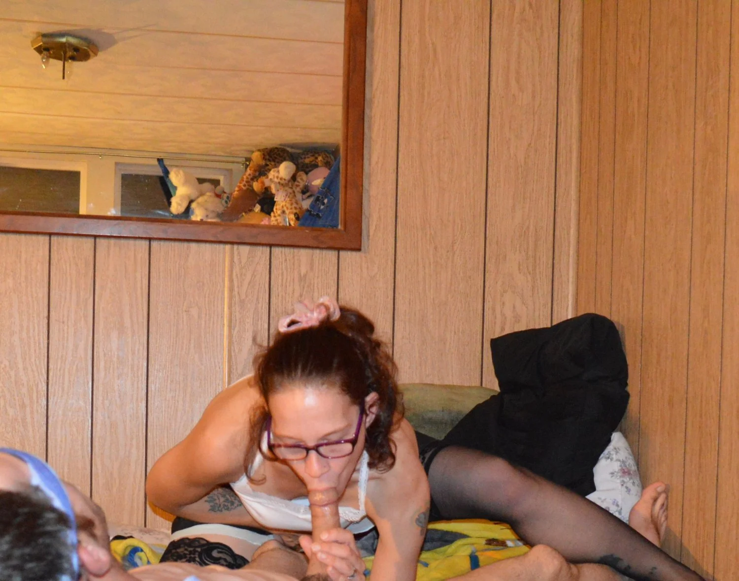 Blindfolded Ex-Boyfriend And Sucked His Dick Before Riding Him (Durango, Colorado - 2015) image 4