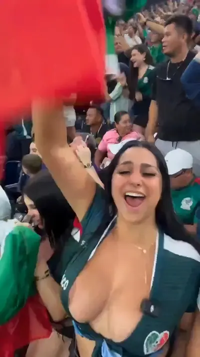 Nip slip during soccer world cup - Mexico vs. South Africa cover image